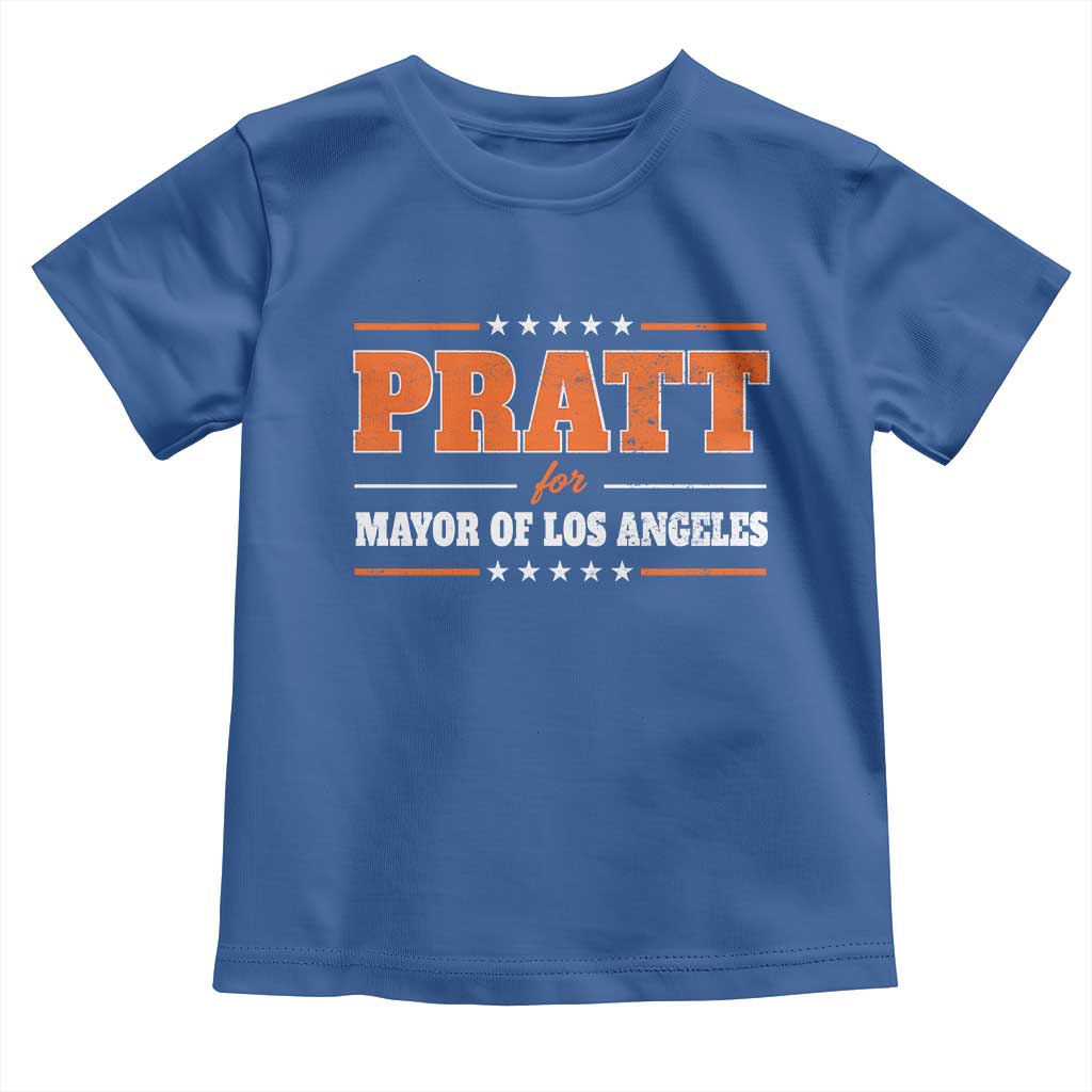 Pratt For Mayor Of Los Angeles Toddler T Shirt LA Mayoral Election US Political