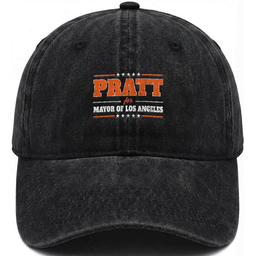 Pratt For Mayor Of Los Angeles Washed Cotton Baseball Cap LA Mayoral Election US Political
