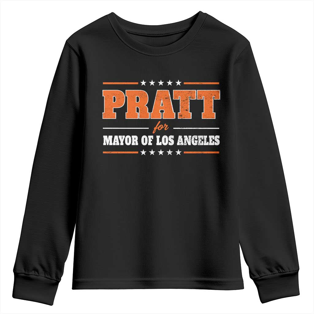 Pratt For Mayor Of Los Angeles Youth Sweatshirt LA Mayoral Election US Political