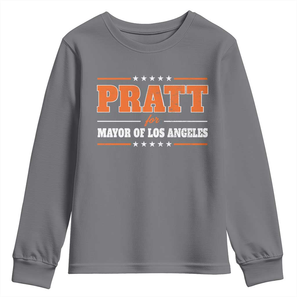 Pratt For Mayor Of Los Angeles Youth Sweatshirt LA Mayoral Election US Political