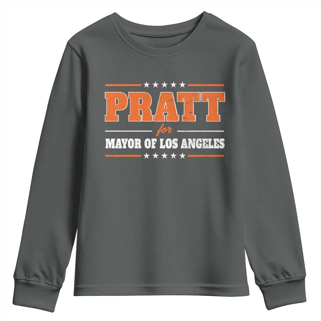 Pratt For Mayor Of Los Angeles Youth Sweatshirt LA Mayoral Election US Political