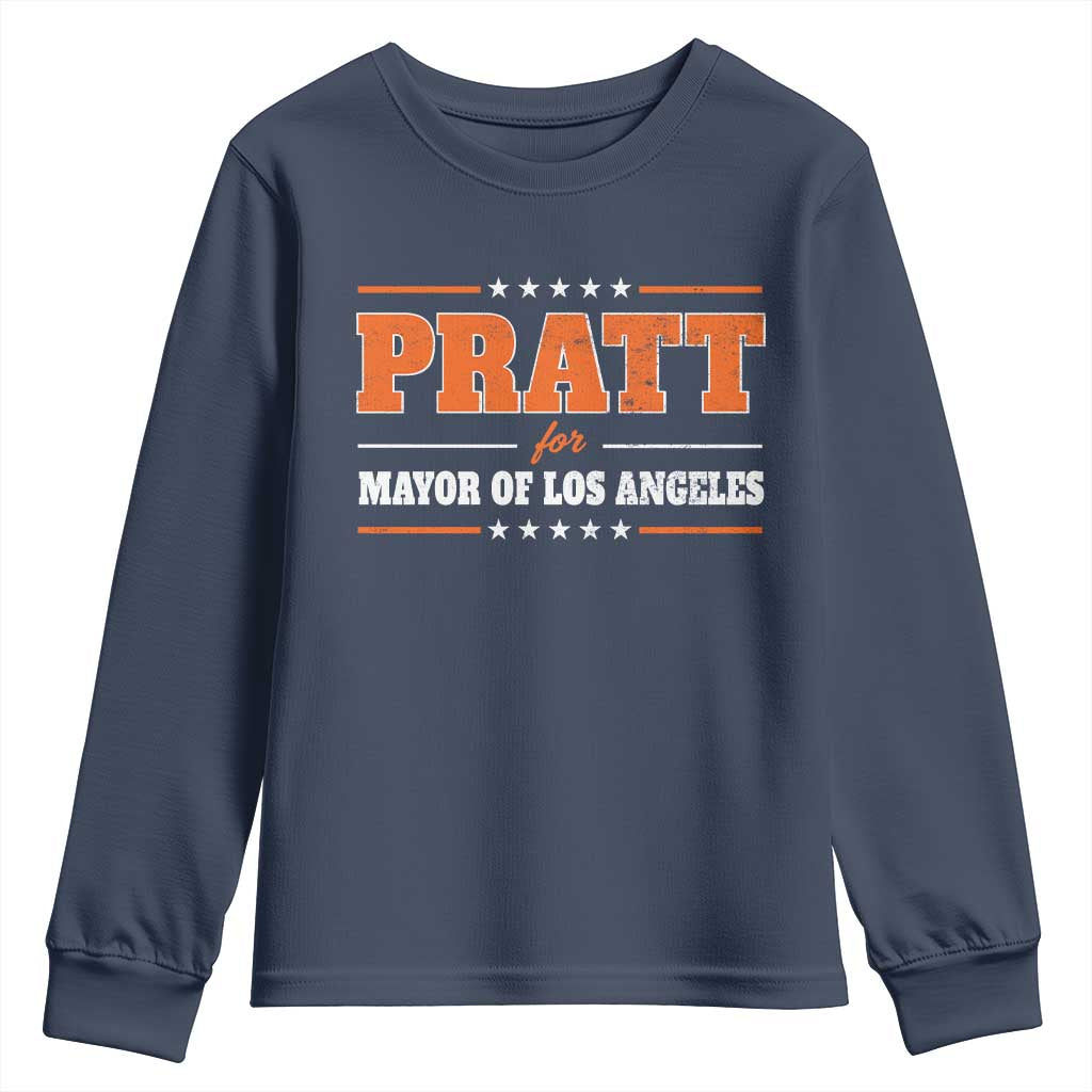 Pratt For Mayor Of Los Angeles Youth Sweatshirt LA Mayoral Election US Political
