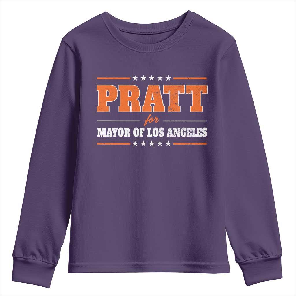 Pratt For Mayor Of Los Angeles Youth Sweatshirt LA Mayoral Election US Political