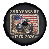 250 Years Of Freedom Motorcycle Patriotic Biker 1776 2026 Spare Tire Cover