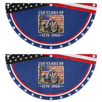 250 Years Of Freedom Motorcycle Biker 1776 2026 Patriotic Fan Flag