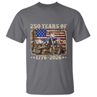 250 Years Of Freedom Dirt Bike Motocross 1776 2026 T Shirt