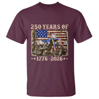 250 Years Of Freedom Dirt Bike Motocross 1776 2026 T Shirt