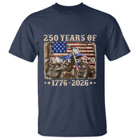 250 Years Of Freedom Dirt Bike Motocross 1776 2026 T Shirt