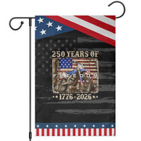 250 Years Of Freedom Dirt Bike Motocross 1776 2026 Patriotic Garden Flag