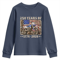 250 Years Of Freedom Dirt Bike Motocross 1776 2026 Youth Sweatshirt