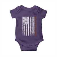 Cleveland Ohio State Pride Vintage American Flag Baby Onesie