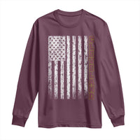 Cleveland Ohio State Pride Vintage American Flag Long Sleeve Shirt