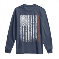 Cleveland Ohio State Pride Vintage American Flag Long Sleeve Shirt
