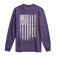 Cleveland Ohio State Pride Vintage American Flag Long Sleeve Shirt