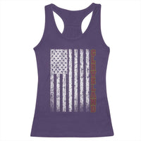 Cleveland Ohio State Pride Vintage American Flag Racerback Tank Top