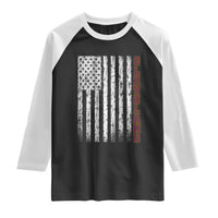 Cleveland Ohio State Pride Vintage American Flag Raglan Shirt Vintage American Flag Ohio State Pride