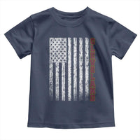 Cleveland Ohio State Pride Vintage American Flag Toddler T Shirt