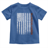 Cleveland Ohio State Pride Vintage American Flag Toddler T Shirt