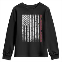 Cleveland Ohio State Pride Vintage American Flag Youth Sweatshirt