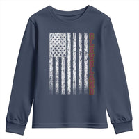Cleveland Ohio State Pride Vintage American Flag Youth Sweatshirt