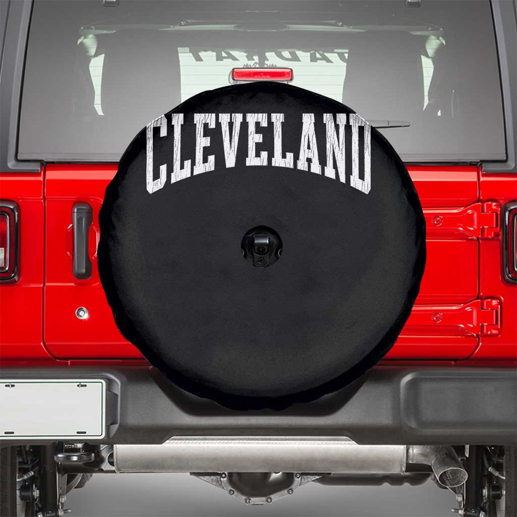 Cleveland Ohio OH City Throwback Design Vintage Spare Tire Cover
