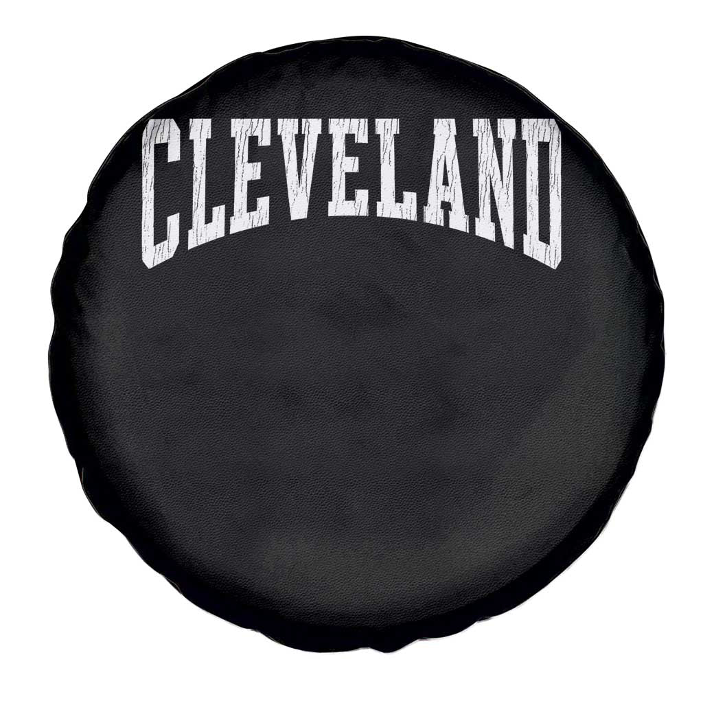 Cleveland Ohio OH City Throwback Design Vintage Spare Tire Cover