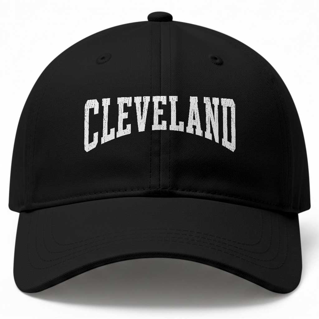 Cleveland Ohio OH City Throwback Design Vintage Baseball Cap