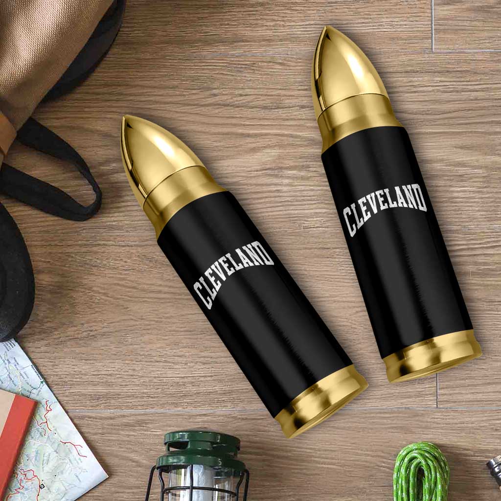 Cleveland Ohio OH City Throwback Design Vintage Bullet Tumbler