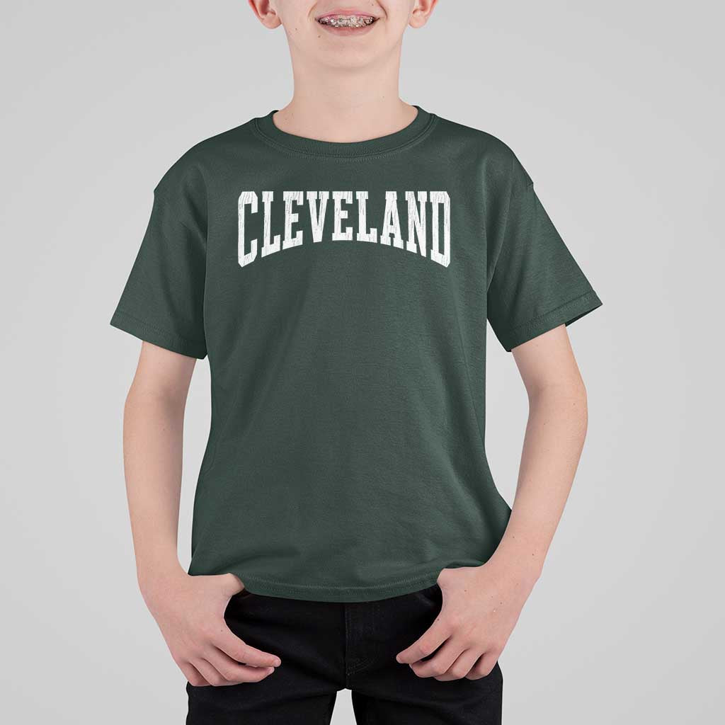 Cleveland Ohio OH City Throwback Design Vintage T Shirt For Kid