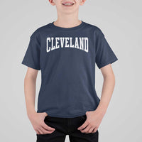Cleveland Ohio OH City Throwback Design Vintage T Shirt For Kid