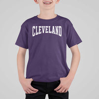 Cleveland Ohio OH City Throwback Design Vintage T Shirt For Kid