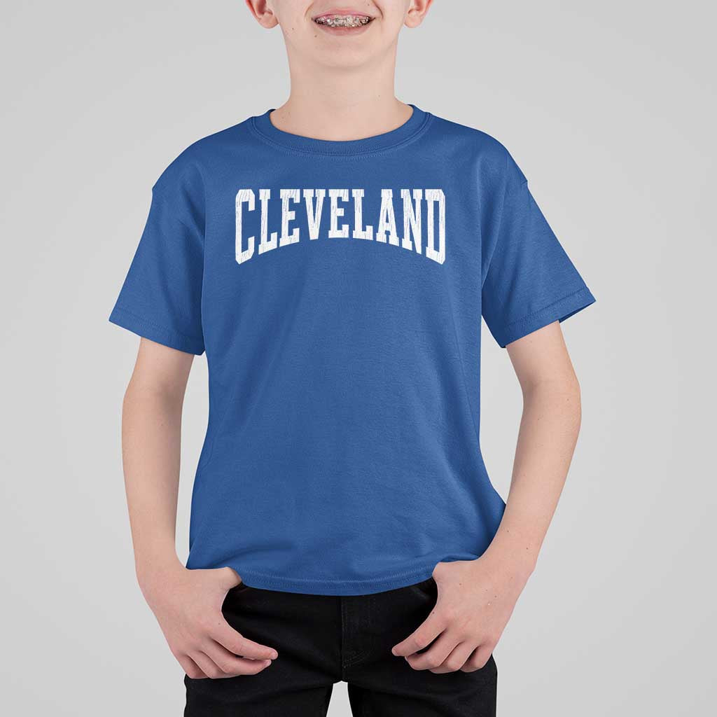 Cleveland Ohio OH City Throwback Design Vintage T Shirt For Kid