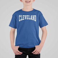 Cleveland Ohio OH City Throwback Design Vintage T Shirt For Kid