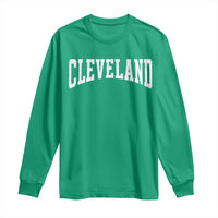 Cleveland Ohio OH City Throwback Design Vintage Long Sleeve Shirt