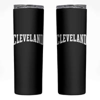 Cleveland Ohio OH City Throwback Design Vintage Skinny Tumbler