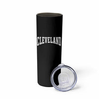 Cleveland Ohio OH City Throwback Design Vintage Skinny Tumbler