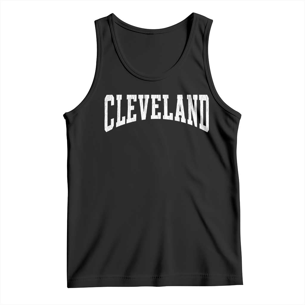 Cleveland Ohio OH City Throwback Design Vintage Tank Top