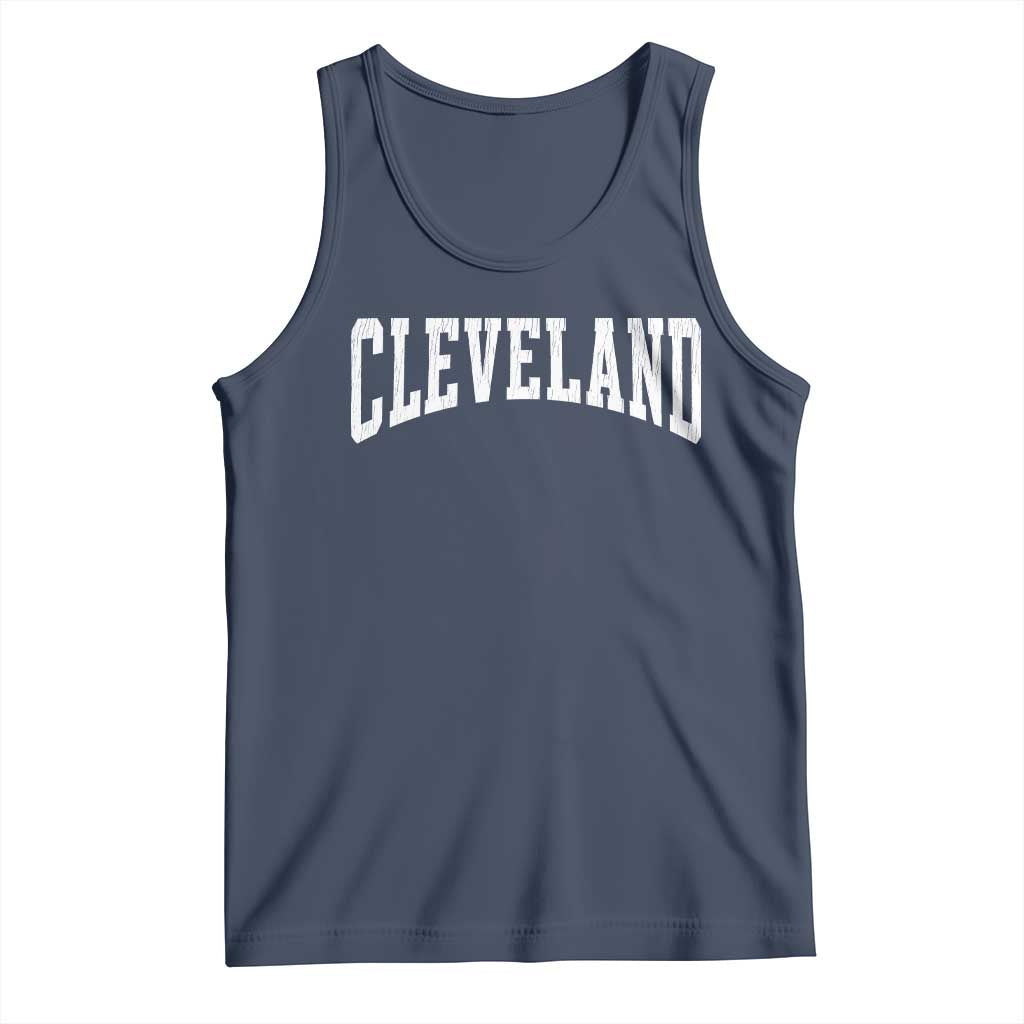 Cleveland Ohio OH City Throwback Design Vintage Tank Top