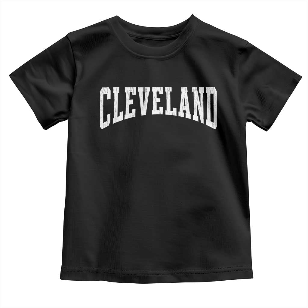 Cleveland Ohio OH City Throwback Design Vintage Toddler T Shirt