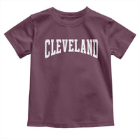 Cleveland Ohio OH City Throwback Design Vintage Toddler T Shirt
