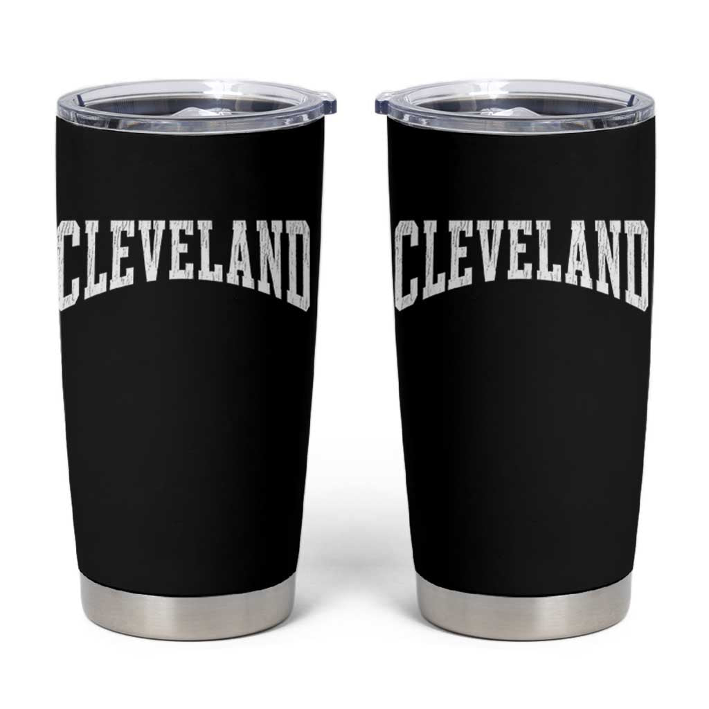 Cleveland Ohio OH City Throwback Design Vintage Tumbler Cup