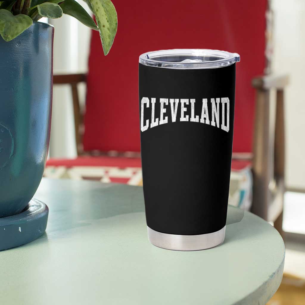 Cleveland Ohio OH City Throwback Design Vintage Tumbler Cup