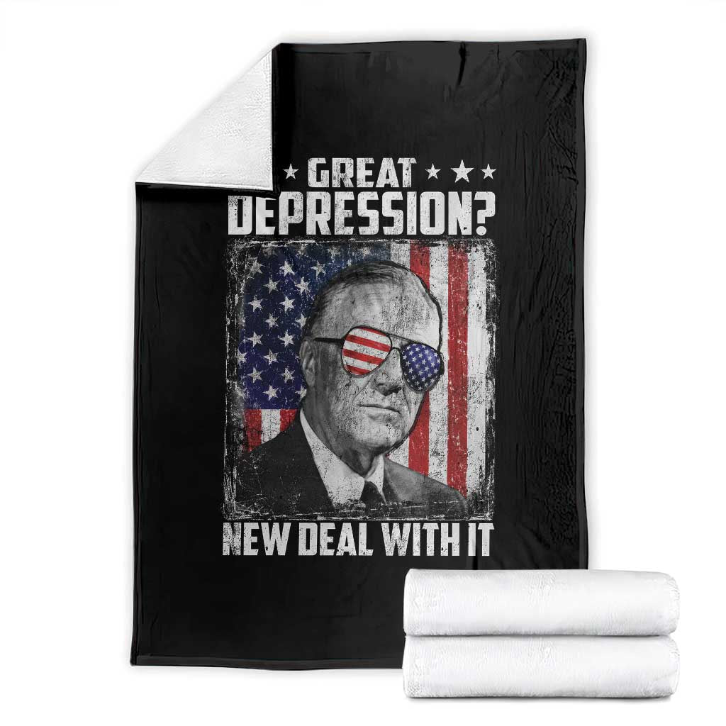 Franklin D Roosevelt Throw Blanket Great Depression New Deal With It