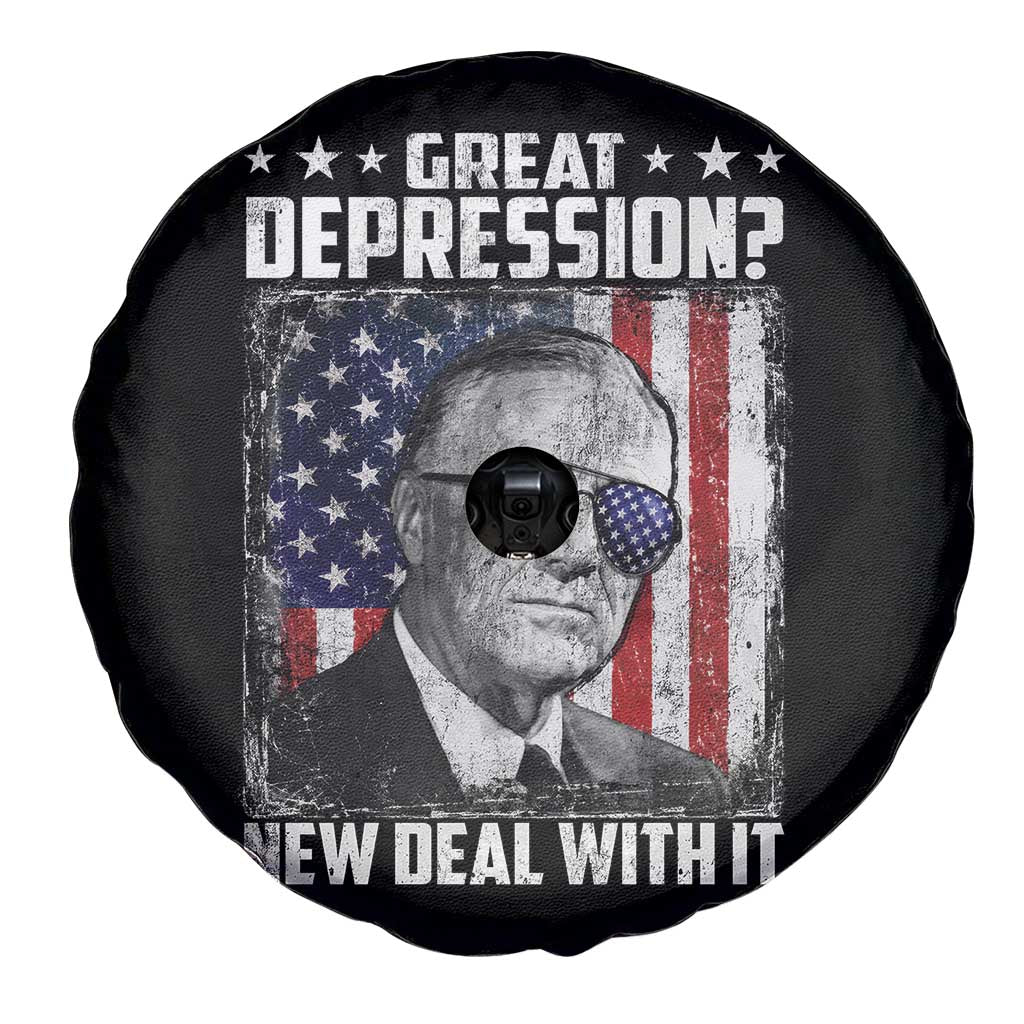 Franklin D Roosevelt Spare Tire Cover Great Depression New Deal With It