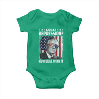 Franklin D Roosevelt Baby Onesie Great Depression New Deal With It