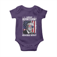 Franklin D Roosevelt Baby Onesie Great Depression New Deal With It