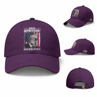 Franklin D Roosevelt Baseball Cap Great Depression New Deal With It