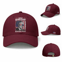 Franklin D Roosevelt Baseball Cap Great Depression New Deal With It