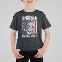 Franklin D Roosevelt T Shirt For Kid Great Depression New Deal With It