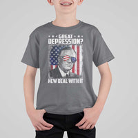 Franklin D Roosevelt T Shirt For Kid Great Depression New Deal With It